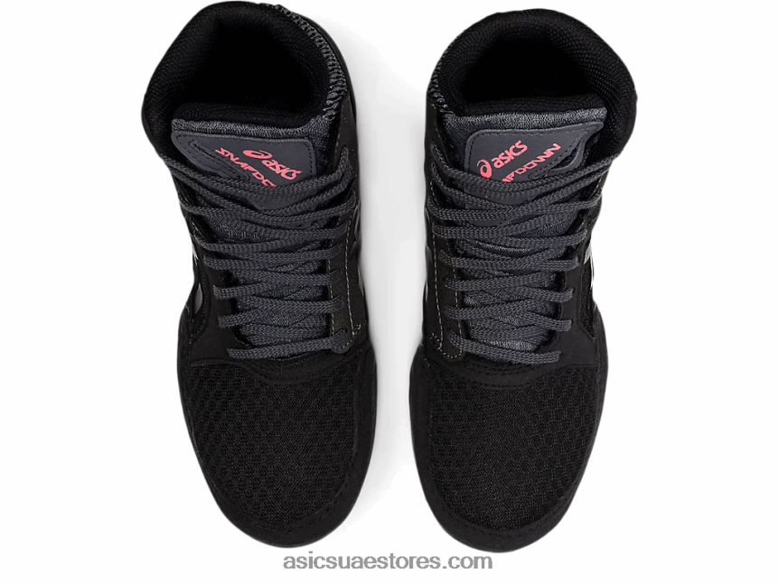 Asics أسود / جونميتال snapdown 3 مدرسة ابتدائية 2N24DJ4515