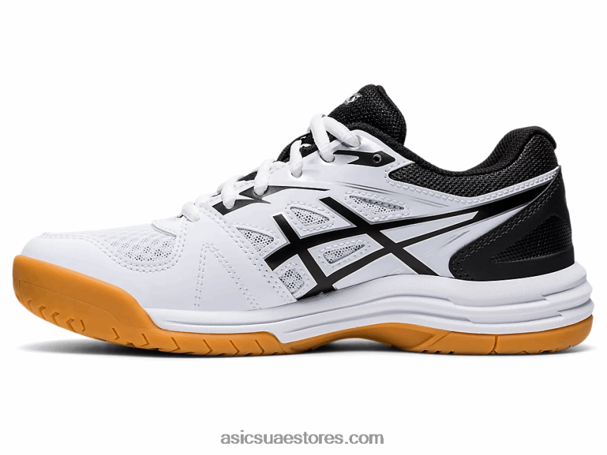 Asics أبيض أسود مدرسة upcourt 4 الابتدائية 2N24DJ4558
