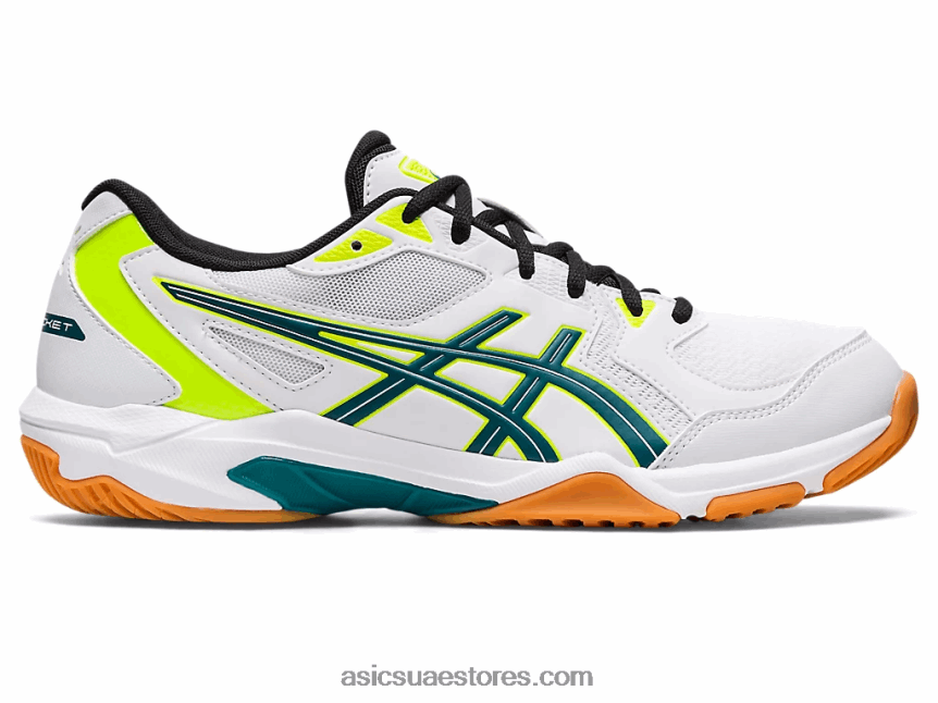 Asics أبيض / صنوبر مخملي صاروخ جل 10 2N24DJ1131