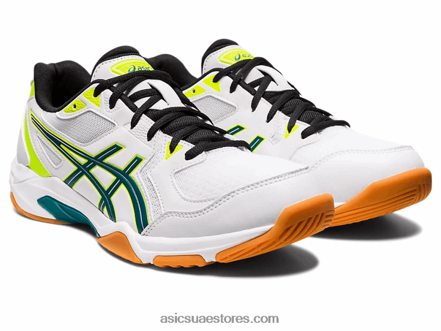 Asics أبيض / صنوبر مخملي صاروخ جل 10 2N24DJ1131