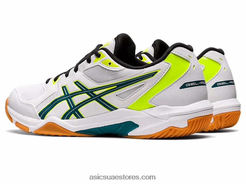 Asics أبيض / صنوبر مخملي صاروخ جل 10 2N24DJ1131