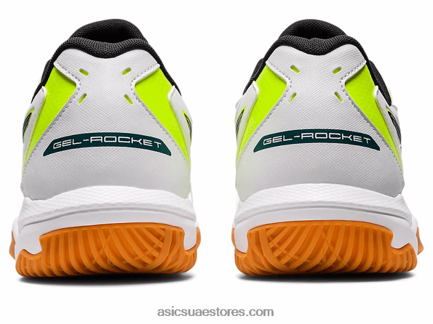 Asics أبيض / صنوبر مخملي صاروخ جل 10 2N24DJ1131