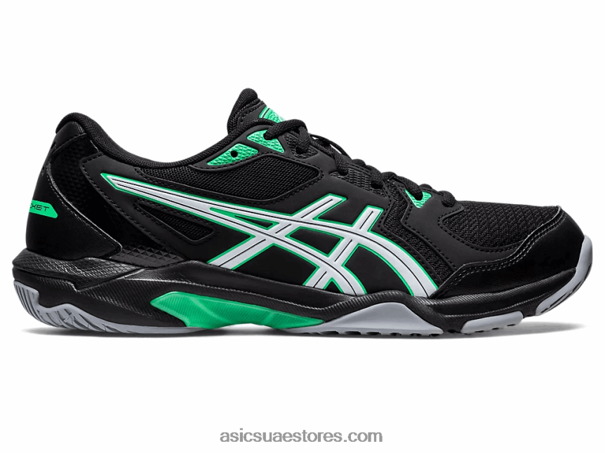 Asics أسود / ورقة جديدة صاروخ جل 10 2N24DJ1150
