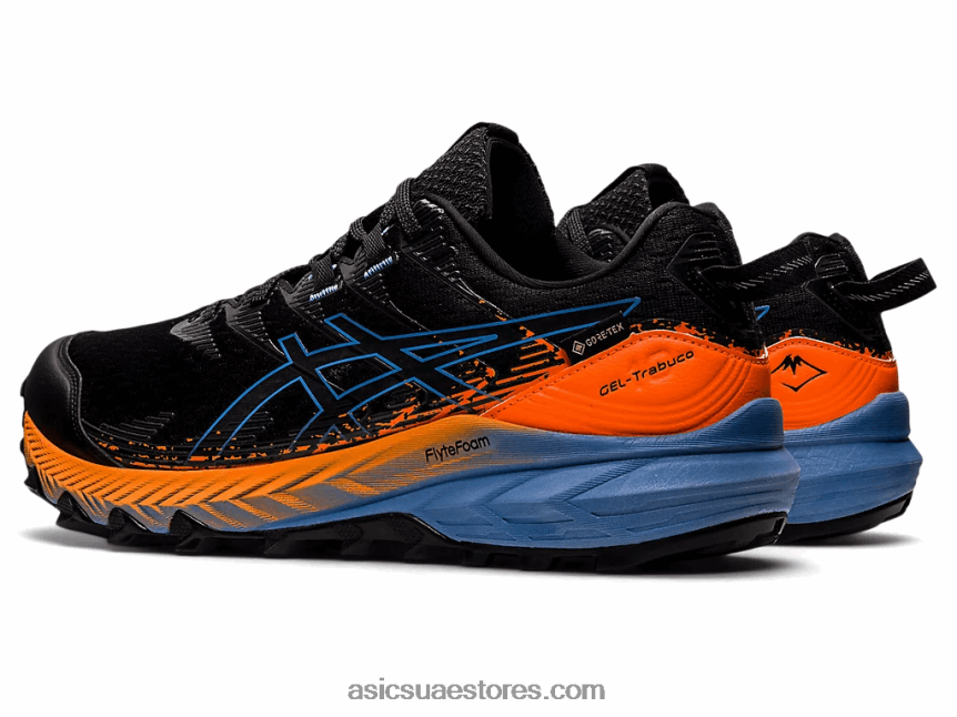 Asics الانسجام الأسود / الأزرق جل ترابوكو 10 جي تي اكس 2N24DJ1152