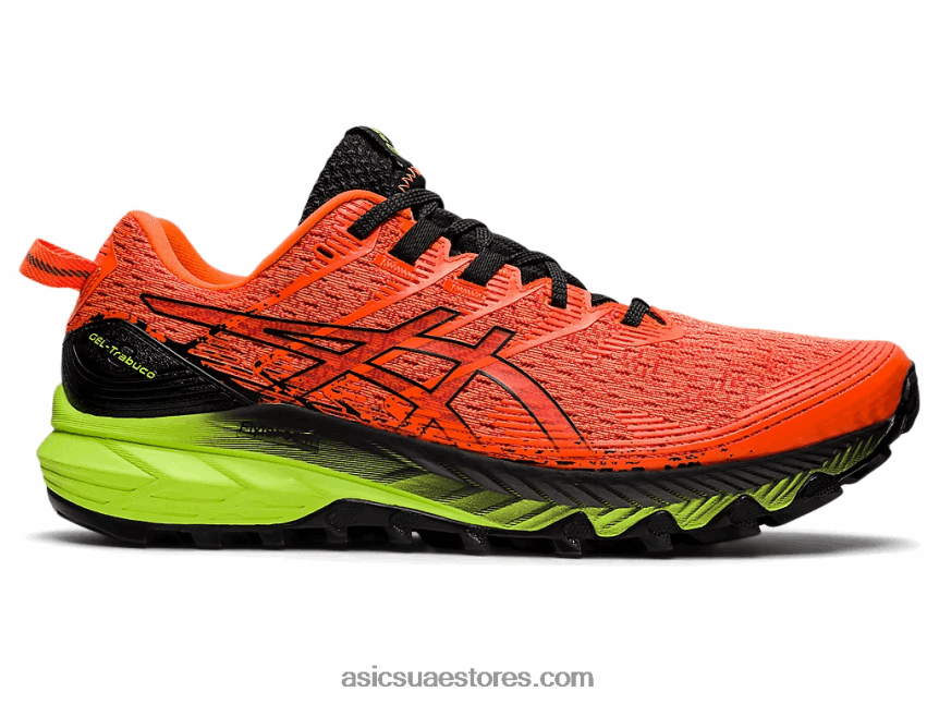 Asics مروعة برتقالي / أسود جل ترابوكو 10 2N24DJ1456