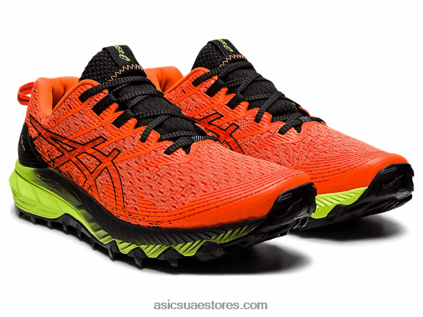 Asics مروعة برتقالي / أسود جل ترابوكو 10 2N24DJ1456