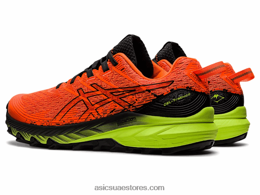 Asics مروعة برتقالي / أسود جل ترابوكو 10 2N24DJ1456