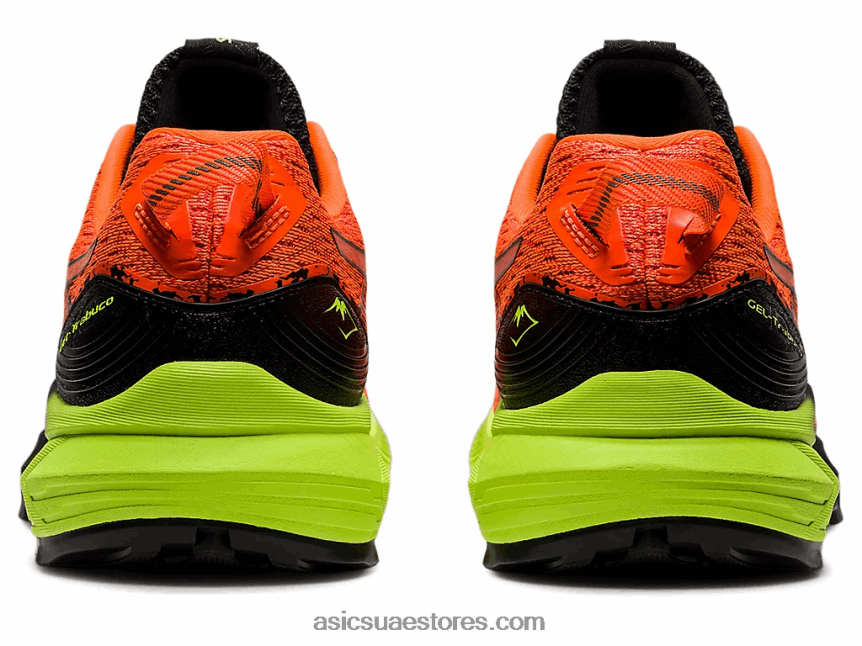 Asics مروعة برتقالي / أسود جل ترابوكو 10 2N24DJ1456