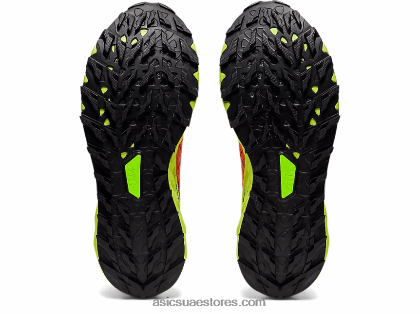 Asics مروعة برتقالي / أسود جل ترابوكو 10 2N24DJ1456