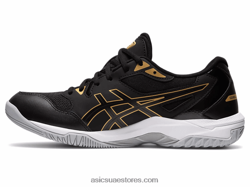 Asics أسود / ذهب خالص صاروخ جل 10 2N24DJ1888