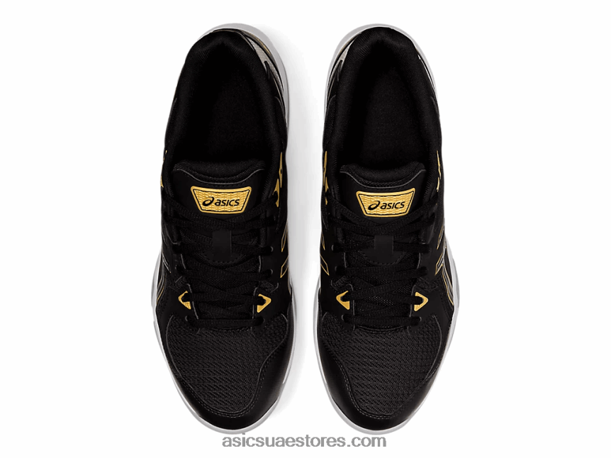 Asics أسود / ذهب خالص صاروخ جل 10 2N24DJ1888