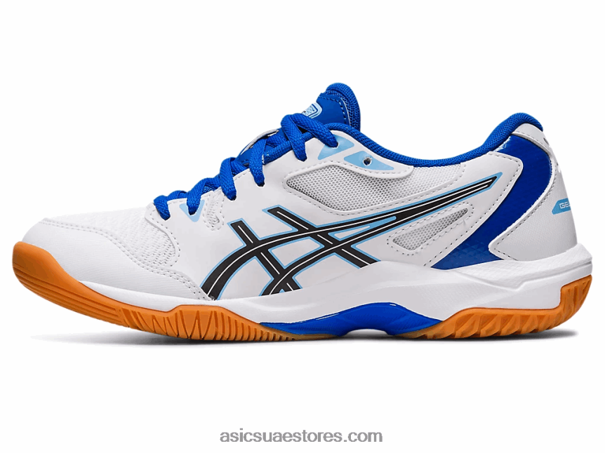 Asics أبيض / أزرق قطبي صاروخ جل 10 2N24DJ2355