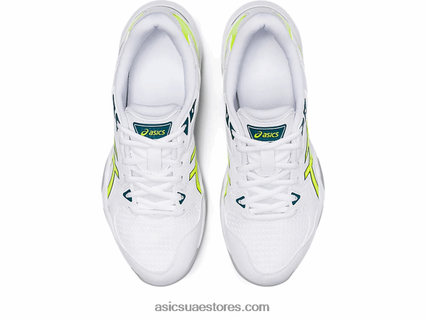 Asics أبيض / أصفر أمان صاروخ جل 10 2N24DJ2808