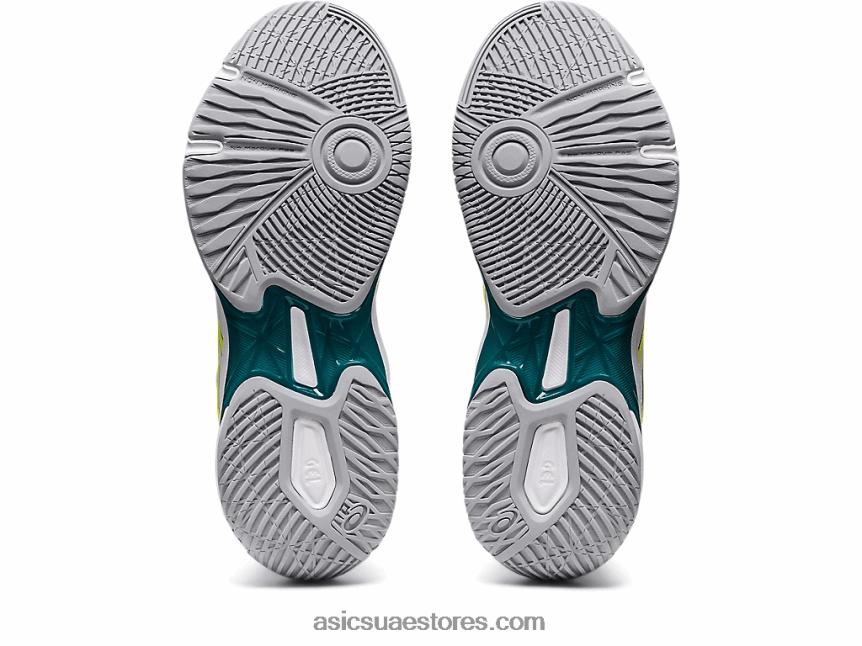 Asics أبيض / أصفر أمان صاروخ جل 10 2N24DJ2808