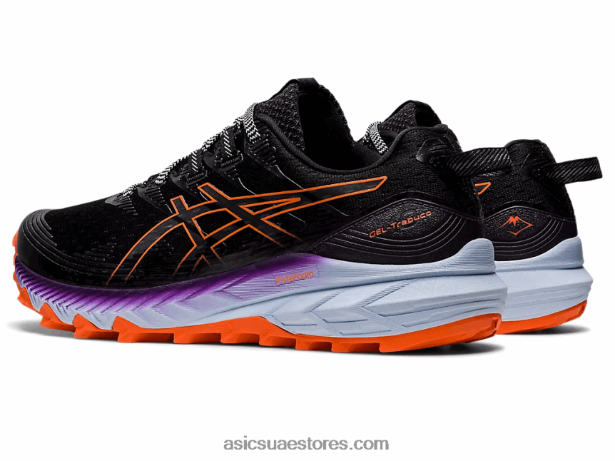 Asics أسود / نوفا برتقالي جل ترابوكو 10 2N24DJ2880