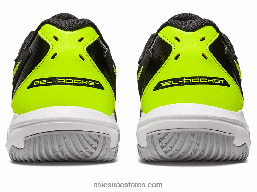 Asics أسود / رمادي الناقل صاروخ جل 10 2N24DJ37