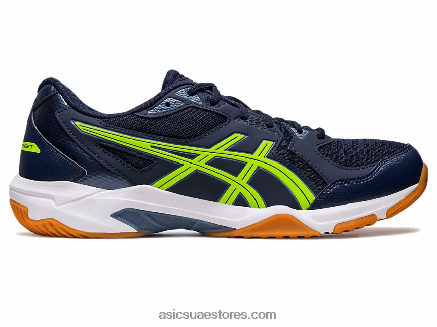 Asics منتصف الليل / أخضر خطر صاروخ جل 10 2N24DJ407