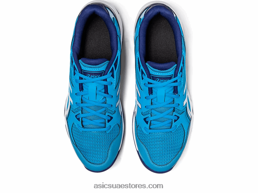 Asics الجزيرة أزرق / أبيض صاروخ جل 10 2N24DJ461