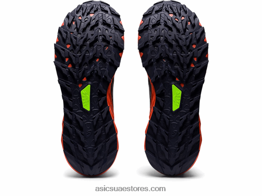 Asics عباءة خضراء / منتصف الليل جل ترابوكو 10 2N24DJ599