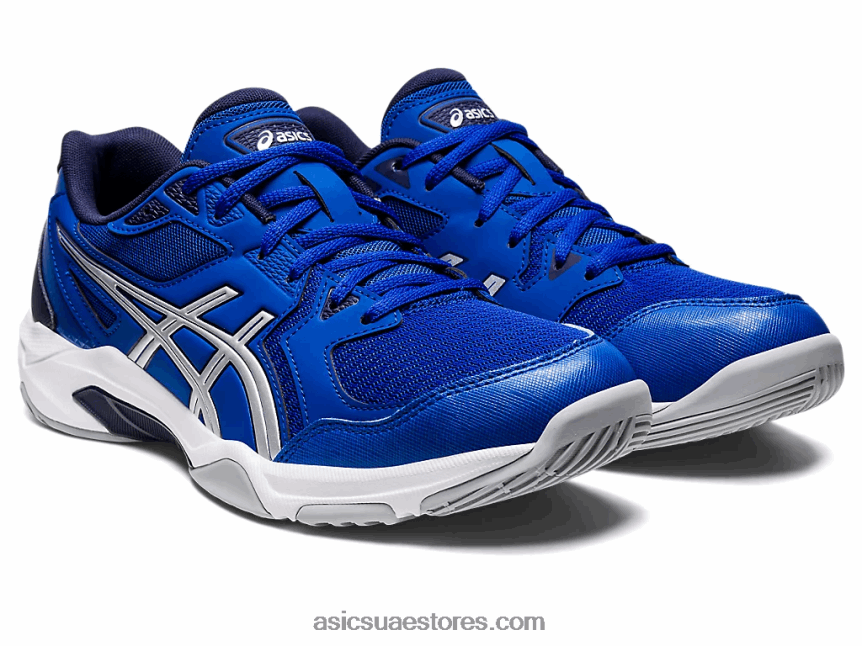 Asics أزرق / فضي نقي صاروخ جل 10 2N24DJ897