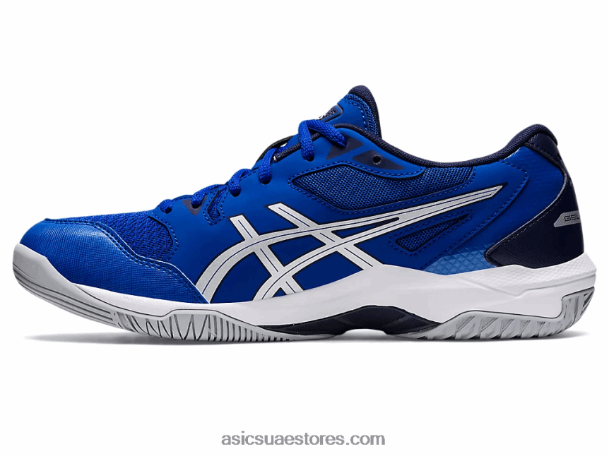 Asics أزرق / فضي نقي صاروخ جل 10 2N24DJ897