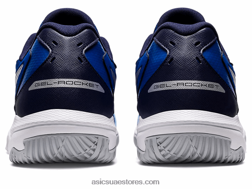 Asics أزرق / فضي نقي صاروخ جل 10 2N24DJ897
