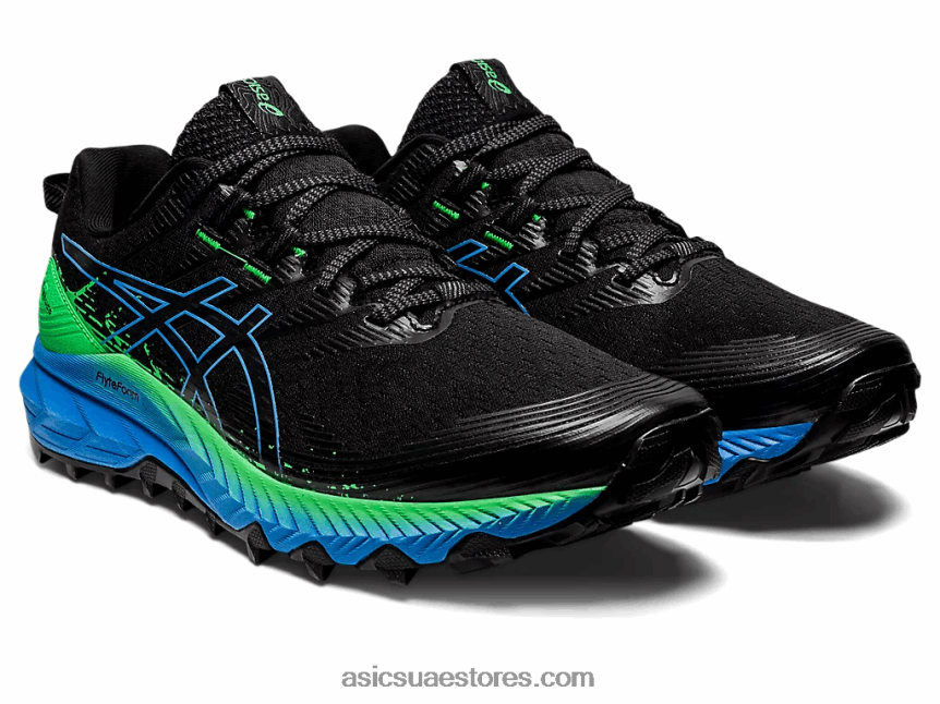 Asics الساحل الأسود / الأزرق جل ترابوكو 10 2N24DJ959