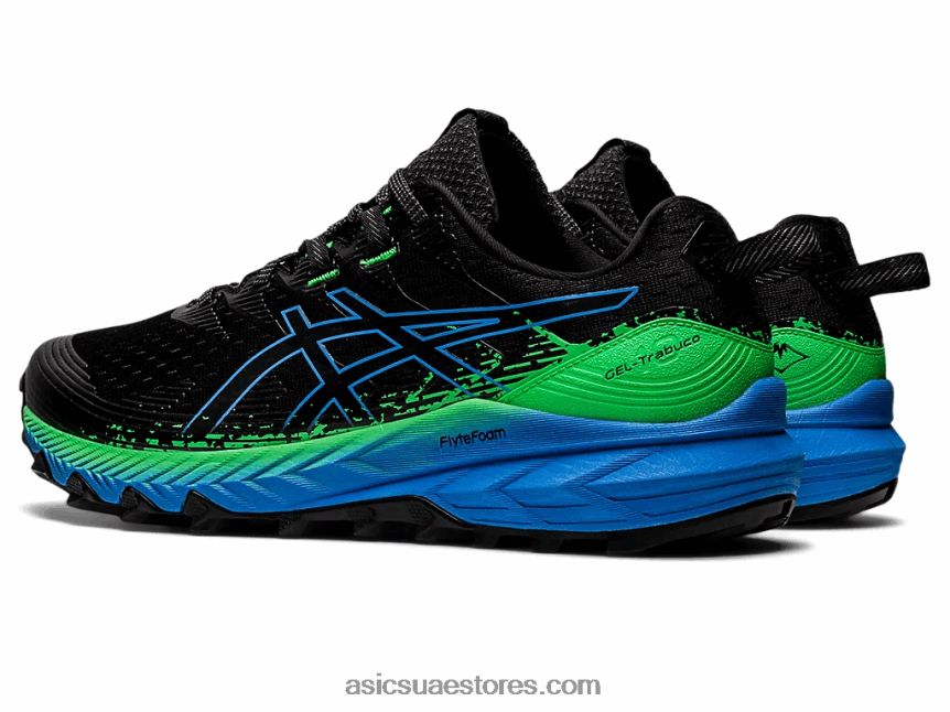 Asics الساحل الأسود / الأزرق جل ترابوكو 10 2N24DJ959
