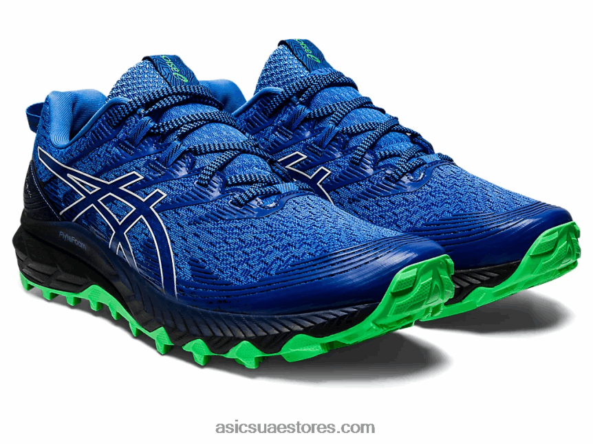 Asics ساحل أزرق / أبيض جل ترابوكو 10 2N24DJ960