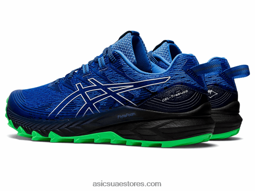 Asics ساحل أزرق / أبيض جل ترابوكو 10 2N24DJ960