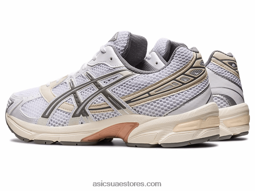 Asics أبيض / رمادي طيني جل 1130 2N24DJ167