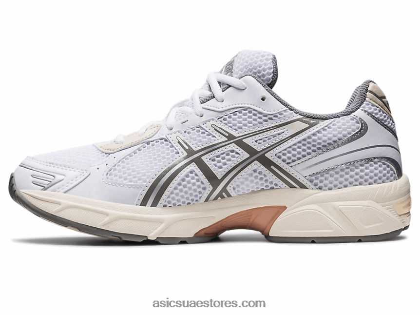 Asics أبيض / رمادي طيني جل 1130 2N24DJ167