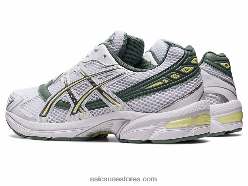 Asics أبيض / أصفر كثيف جل 1130 2N24DJ193