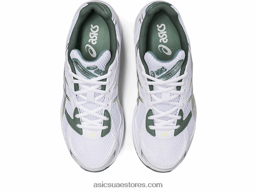 Asics أبيض / أصفر كثيف جل 1130 2N24DJ193