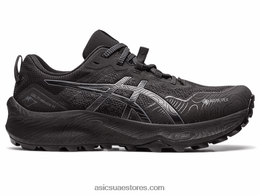 Asics أسود / رمادي الناقل جل ترابوكو 11 جي تي اكس 2N24DJ2195