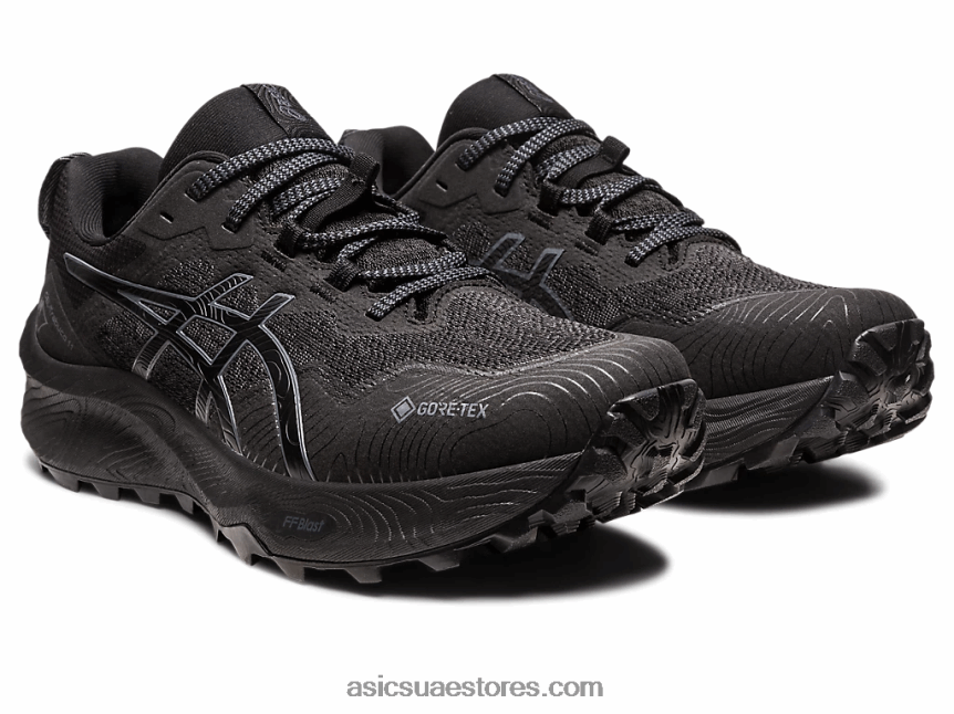 Asics أسود / رمادي الناقل جل ترابوكو 11 جي تي اكس 2N24DJ2195