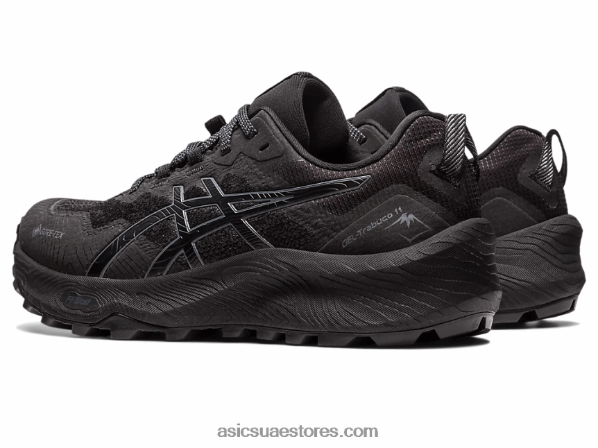 Asics أسود / رمادي الناقل جل ترابوكو 11 جي تي اكس 2N24DJ2195