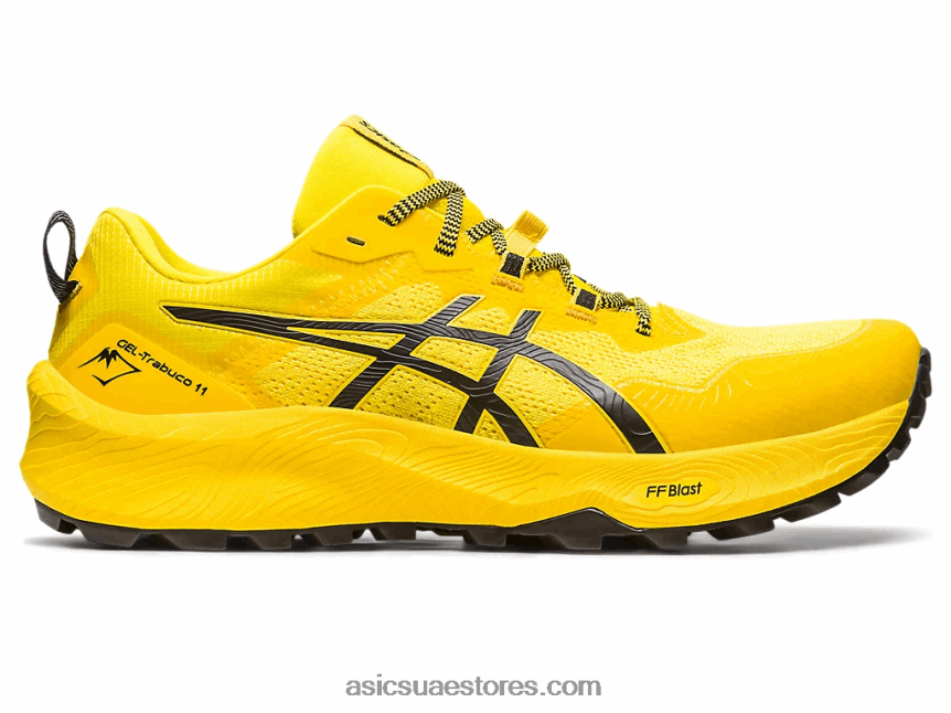Asics ذهبي أصفر / أسود جل ترابوكو 11 2N24DJ230
