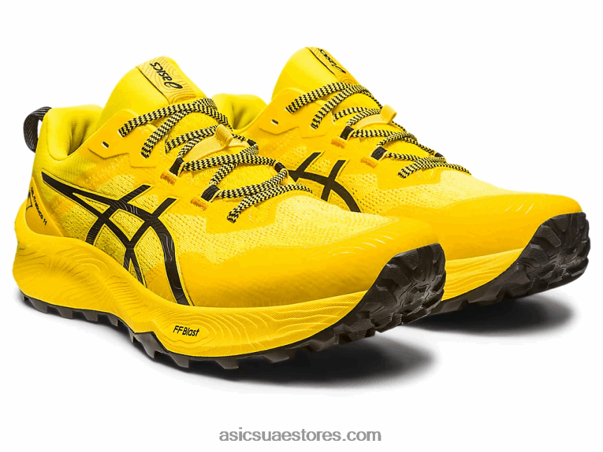 Asics ذهبي أصفر / أسود جل ترابوكو 11 2N24DJ230