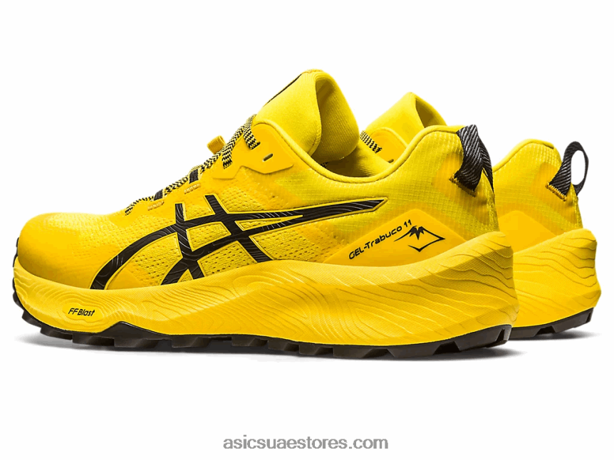 Asics ذهبي أصفر / أسود جل ترابوكو 11 2N24DJ230