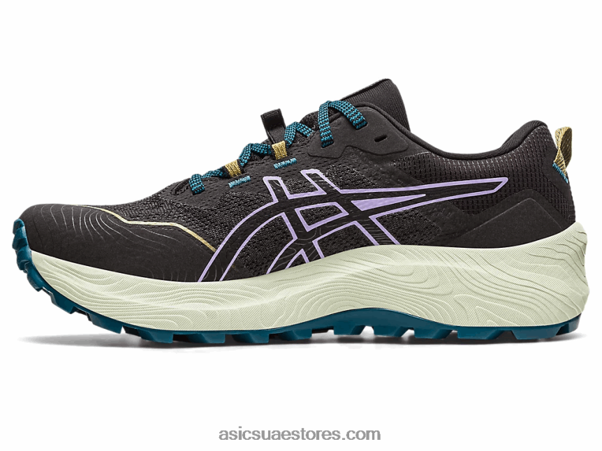 Asics أسود / بنفسجي رقمي جل ترابوكو 11 2N24DJ2333