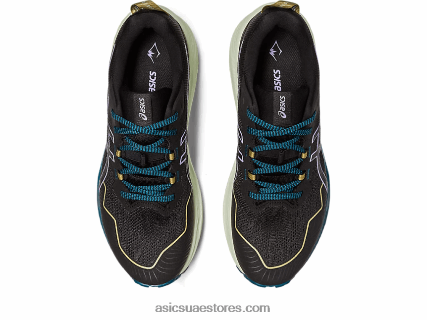 Asics أسود / بنفسجي رقمي جل ترابوكو 11 2N24DJ2333