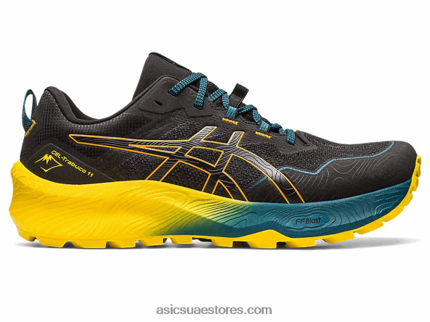 Asics أسود / عاصفة رملية جل ترابوكو 11 2N24DJ236