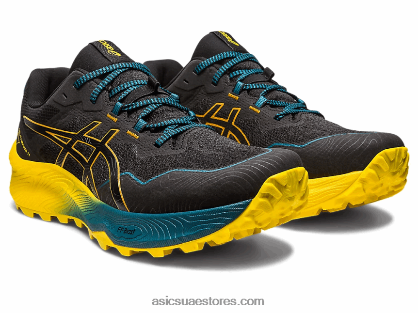 Asics أسود / عاصفة رملية جل ترابوكو 11 2N24DJ236