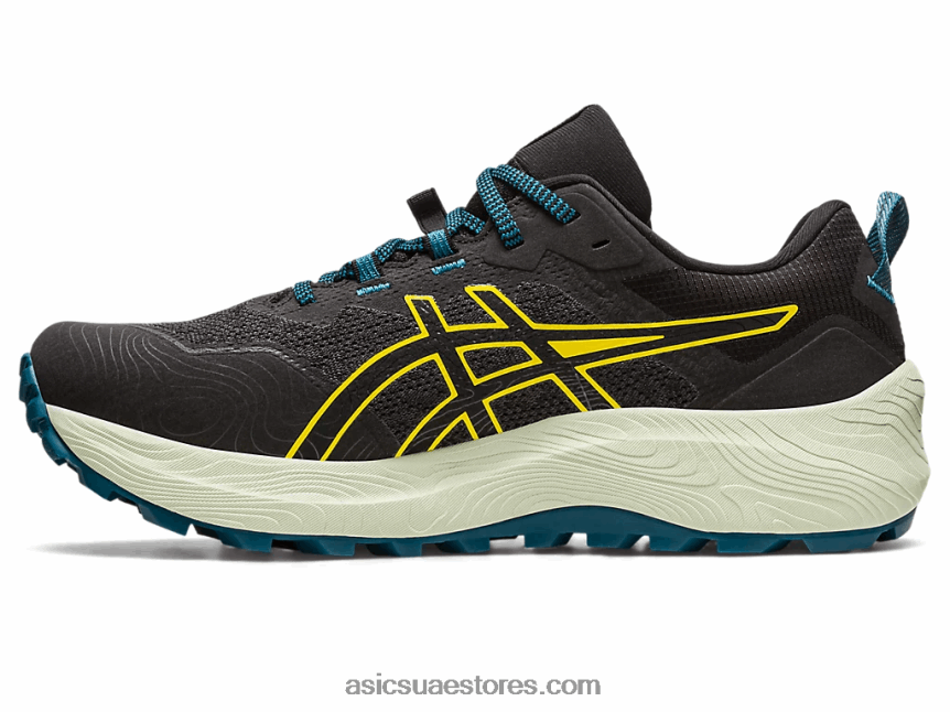 Asics أسود / أصفر ذهبي جل ترابوكو 11 جي تي اكس 2N24DJ53