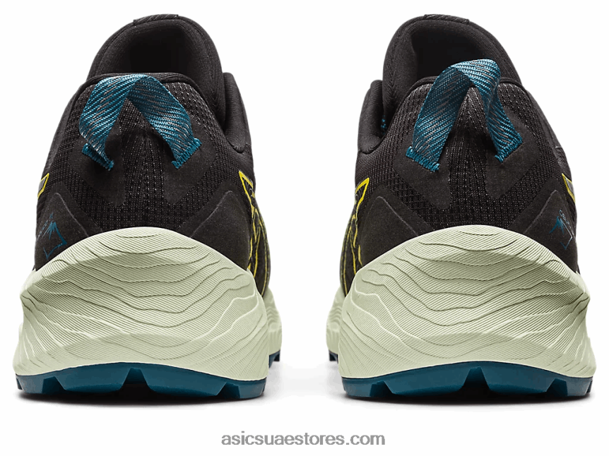 Asics أسود / أصفر ذهبي جل ترابوكو 11 جي تي اكس 2N24DJ53