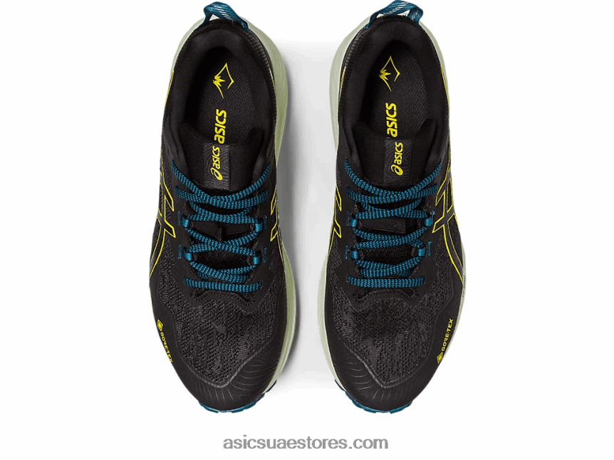 Asics أسود / أصفر ذهبي جل ترابوكو 11 جي تي اكس 2N24DJ53