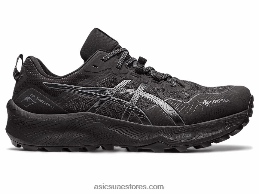 Asics أسود / رمادي الناقل جل ترابوكو 11 جي تي اكس 2N24DJ64