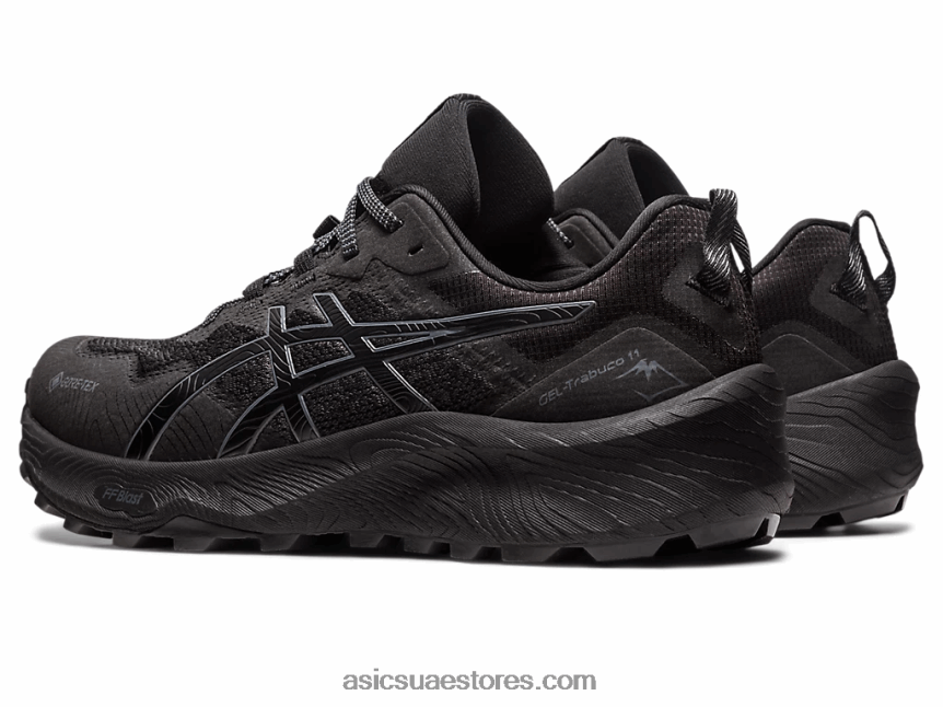 Asics أسود / رمادي الناقل جل ترابوكو 11 جي تي اكس 2N24DJ64