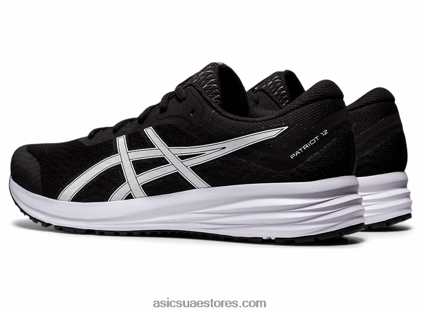 Asics أسود / أبيض باتريوت 12 2N24DJ1865